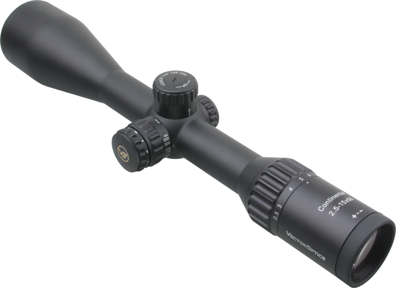 Vector Optics Continental x6 2.5-15x56 G4 HD SFP Hunting Scope