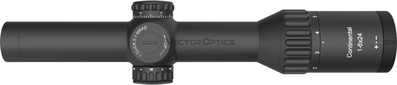 Vector Optics Continental x6 1-6x24i Fiber HD SFP Tactical Scope
