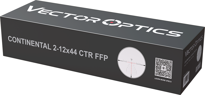Vector Optics Continental x6 2-12x44 CTR HD FFP Scope