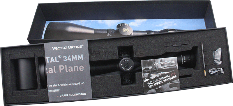 Vector Optics Continental x6 5-30x56 VEC-MBR HD FFP Scope