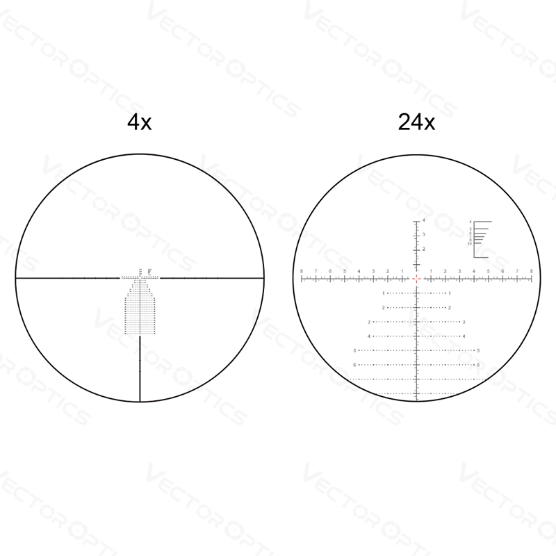 Vector Optics Continental x6 4-24x56 VEC-MBR HD FFP Scope - Nordic Aim AB