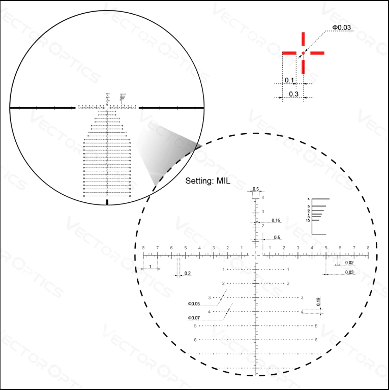 Vector Optics Continental x6 5-30x56 VEC-MBR HD FFP Scope - Nordic Aim AB
