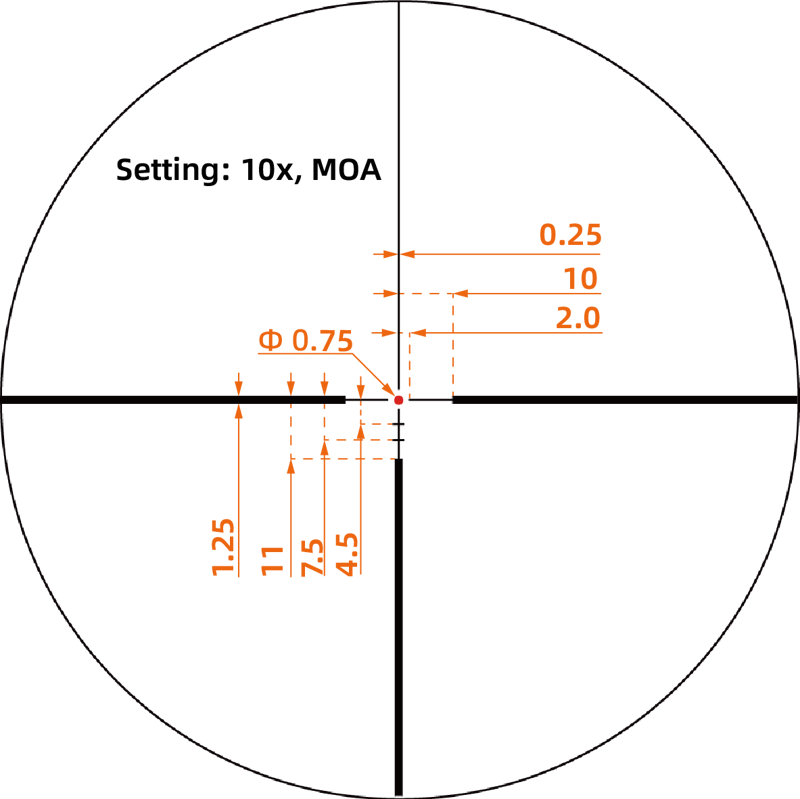 Vector Optics Continental x6 2-12x50 G4 HD SFP Hunting Scope