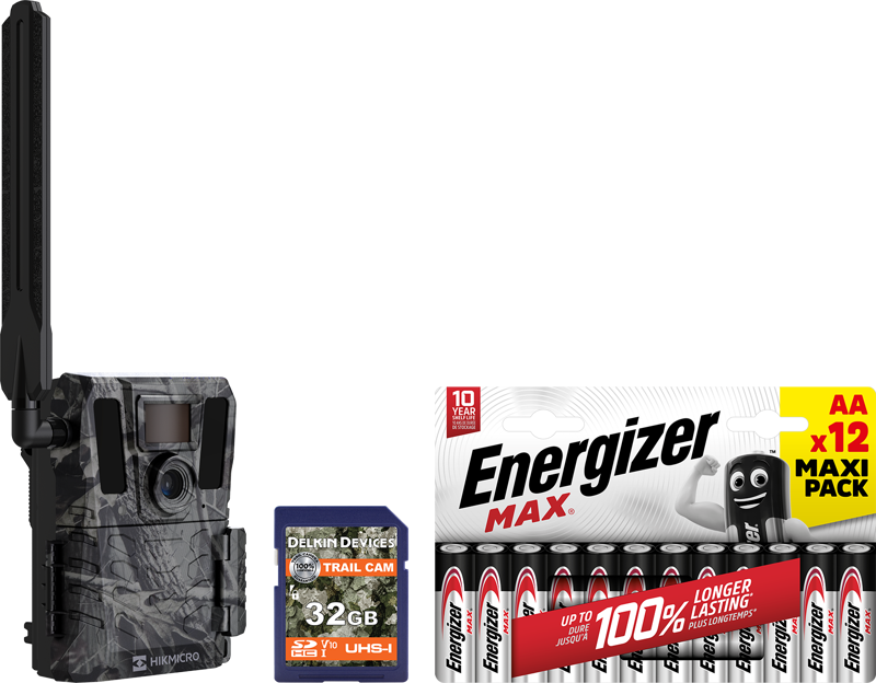 Kit komplett med Hikmicro Trail camera M15