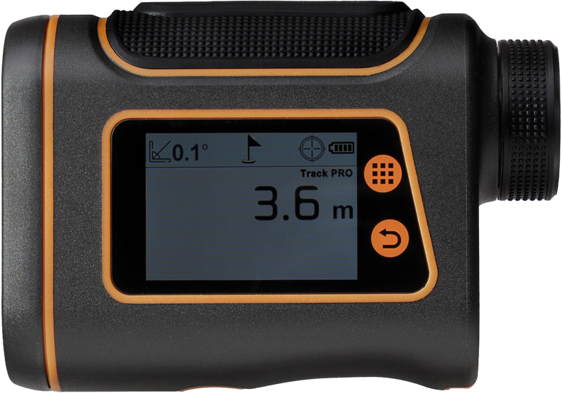 Focus Track RF PRO är en professionell avståndsmätare som kan mäta avstånd upp till 800 meter med en noggrannhet på +/- 1 m. IPX3-klassificeringen säkerställer att du kan använda den i alla väder. Avståndsmätaren har flera avancerade funktioner