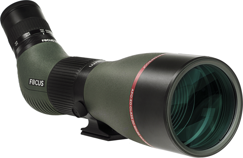 Upplev naturens subtila detaljer i hisnande klarhet med Focus Optimum 20-60x85 APO ED Spotting Scope. Detta premiumkikarsikte är konstruerat för fågelskådare