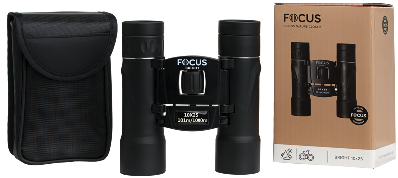 Focus Bright 10x25 är utformad för dem som söker lättviktig
