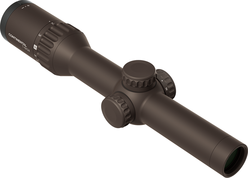 Vector Optics Continental x6 1-6x24 Coyote FDE HD SFP kikarsikte för jakt/målskytte