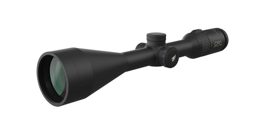 GPO Passion 3x 4-12x50i kikarsikte sedd snett framifrån