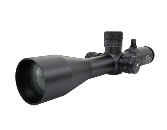 GPO Spectra 6x 4.5-27x50i LR Pro kikarsikte sedd snett framifrån