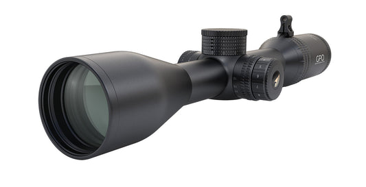 GPO Spectra 8x 2-16x50i kikarsikte sedd snett framifrån