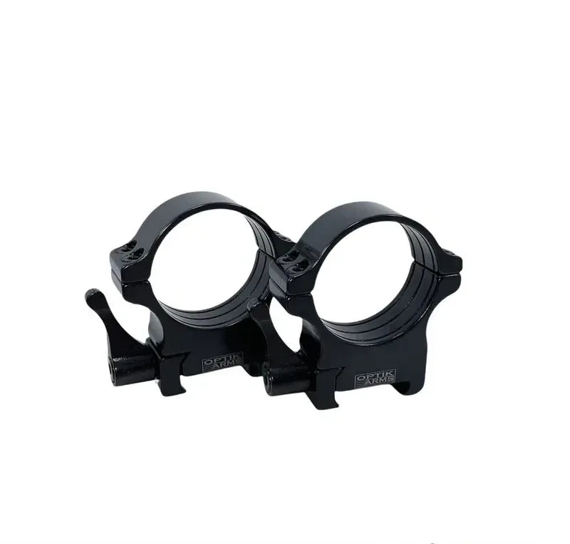 OPTIK ARMS - Picatinny rings, snabbfästen Quick-release, 30 mm - Nordic Aim AB