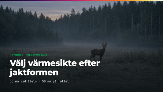 Vilket värmesikte ska du välja för vildsvinsjakt?