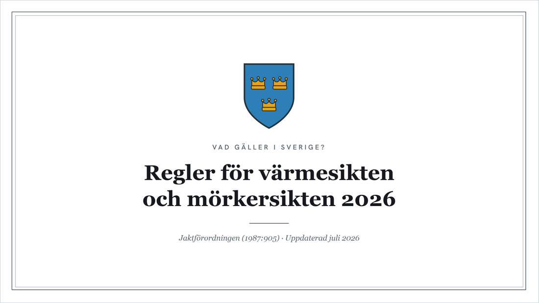 Regler för värmesikten och mörkersikten 2026: vad gäller i Sverige?