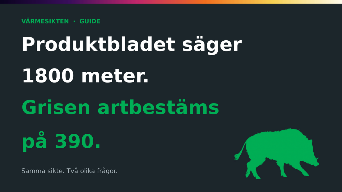 Detektionsavstånd