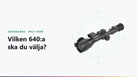 Nocpix BOLT H50R värmesikte, komplett genomgång