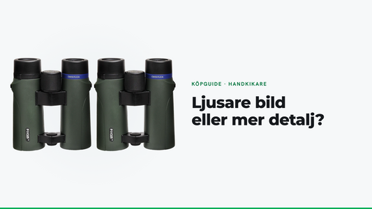 Handkikare för jakt: 8x42 eller 10x42?