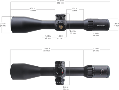 Vector Optics Continental x6 4-24x56 VEC-MBR HD FFP Scope