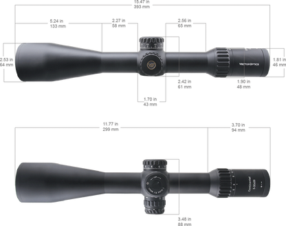 Vector Optics Continental x6 5-30x56 VEC-MBR HD FFP Scope