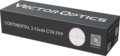 Vector Optics Continental x6 2-12x44 CTR HD FFP Scope