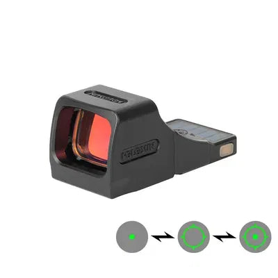 HOLOSUN SCS, Aluminum/Solar/Circle Dot/Green/MP2