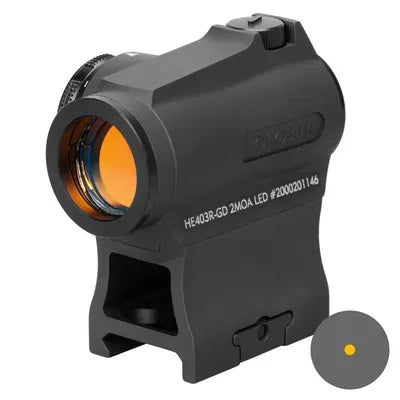 HOLOSUN 403, Gold Circle Dot/Rotary Switch