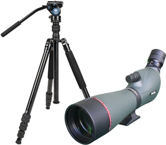 Kit Focus Viewmaster ED 16-48x65, Sirui Traveler 7VA