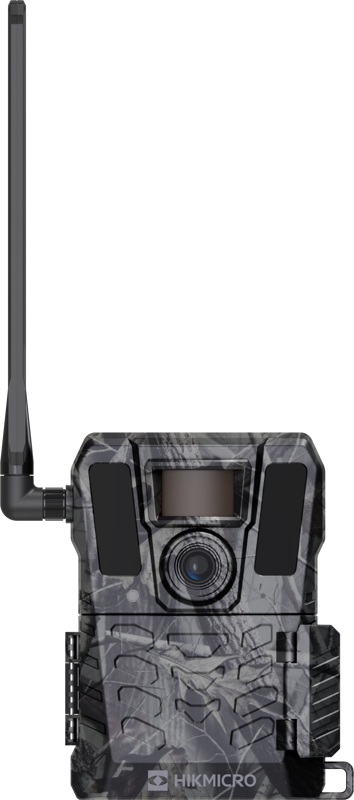 Hikmicro åtelkamera M15 är en kraftfull och robust åtelkamera med 4G-mobilnät. Den kan utlösas av djurrörelser med hjälp av en mycket känslig passiv infraröd rörelsesensor (PIR). Den tar foton och videoklipp i levande färger under dagen och superskarpa svartvita bilder eller videoklipp på natten.