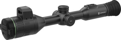 Hikmicro Alpex är ett digitalt dag- och nattkikarsikte med en traditionell 30-mm tubdesign. Kikarsiktet är lämpligt för användning både på öppet fält och i skogen. Det är utrustat med flera unika funktioner som inbyggd laseravståndsmätare med ballistisk beräkning