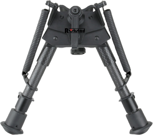 Vector Optics RokStad Carbon Fiber bipod 6-9”  Swivel Spring Retractable