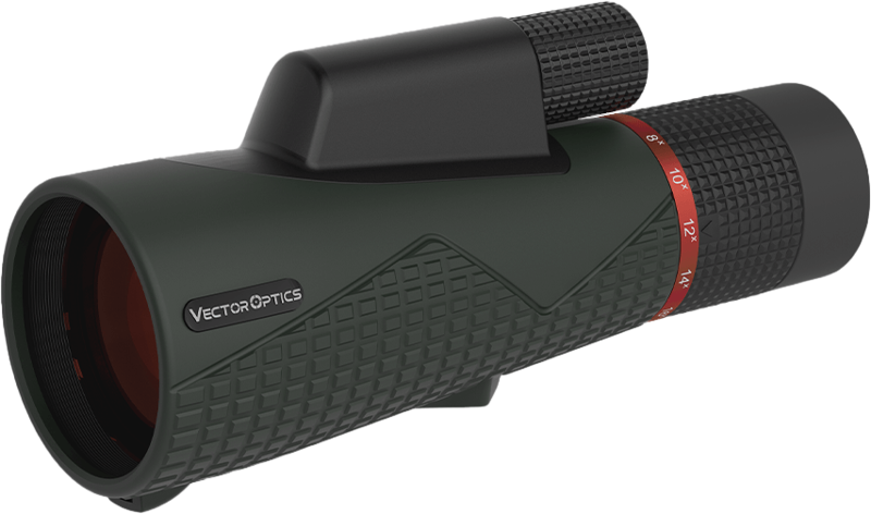 Vector Optics Forester 8-16x56 ED är en monokikare med variabel förstoring