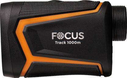 Focus Track RF 1000 är en liten och behändig avståndsmätare av hög kvalitet som kan mäta avstånd upp till 1000 meter. Avståndsmätaren har ett stort synfält