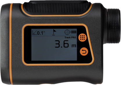 Focus Track RF PRO är en professionell avståndsmätare som kan mäta avstånd upp till 800 meter med en noggrannhet på +/- 1 m. IPX3-klassificeringen säkerställer att du kan använda den i alla väder. Avståndsmätaren har flera avancerade funktioner