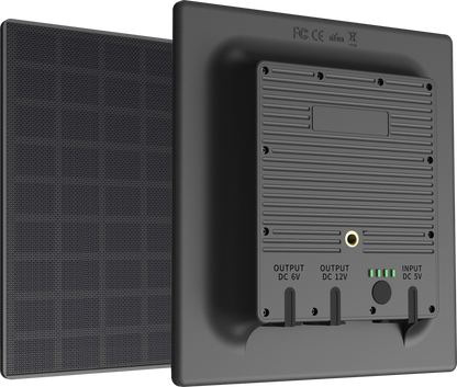 Solpanel för att driva Hikmicro åtelkamera M15.