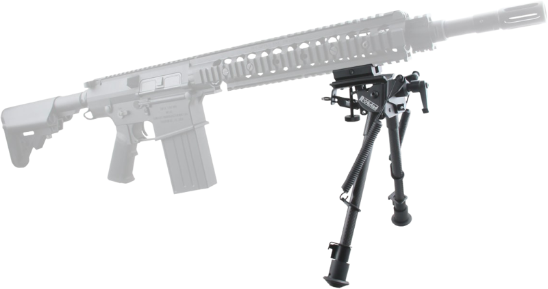 Vector Optics RokStad Carbon Fiber bipod 9-13.5”  Swivel Spring Retractable