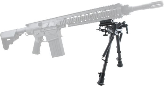 Vector Optics RokStad Carbon Fiber bipod 9-13.5”  Swivel Spring Retractable