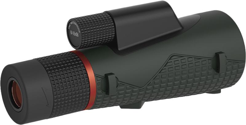 Vector Optics Forester 8-16x56 ED är en monokikare med variabel förstoring