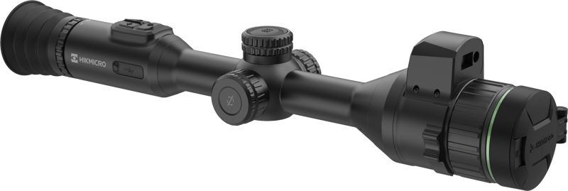 Hikmicro Alpex är ett digitalt dag- och nattkikarsikte med en traditionell 30-mm tubdesign. Kikarsiktet är lämpligt för användning både på öppet fält och i skogen. Det är utrustat med flera unika funktioner som inbyggd laseravståndsmätare med ballistisk beräkning