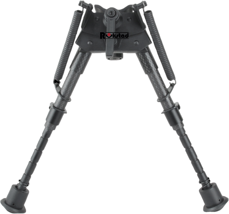 Vector Optics RokStad Carbon Fiber bipod 6-9”  Swivel Spring Retractable