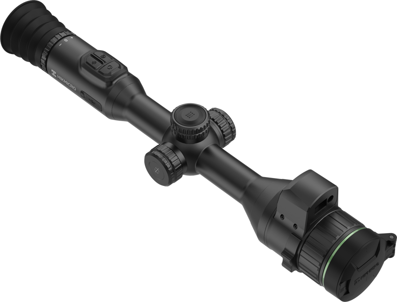 Hikmicro Alpex är ett digitalt dag- och nattkikarsikte med en traditionell 30-mm tubdesign. Kikarsiktet är lämpligt för användning både på öppet fält och i skogen. Det är utrustat med flera unika funktioner som inbyggd laseravståndsmätare med ballistisk beräkning