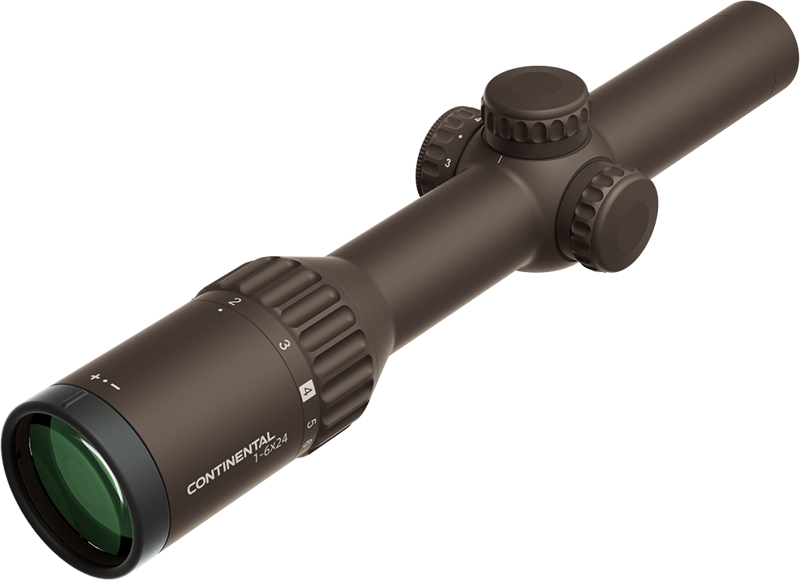 Vector Optics Continental x6 1-6x24 Coyote FDE HD SFP kikarsikte för jakt/målskytte