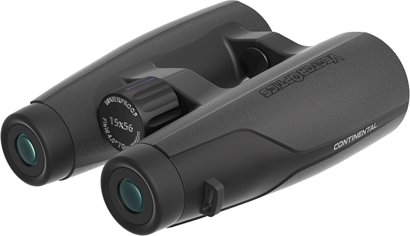 Kikaren Continental 15x56 ED kombinerar ED-glas och optik med fullständig flerlagerbeläggning med ett robust