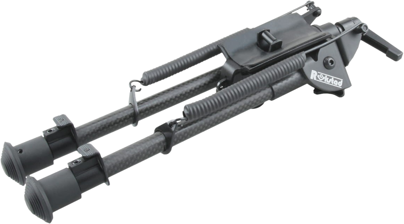 Vector Optics RokStad Carbon Fiber bipod 9-13.5”  Swivel Spring Retractable