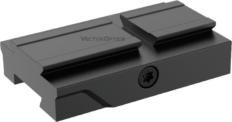 Ett lågprofilerat dovetail-fäste utformat för Vector Optics SCRD-63-seriens slutna rödpunktssikten. Det passar på en 11 mm dovetail-skena och har en konstruktion helt i metall.