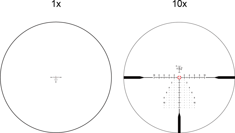 Vector Optics Continental x10 1-10x28 ED RAR2 FFP kikarsikte