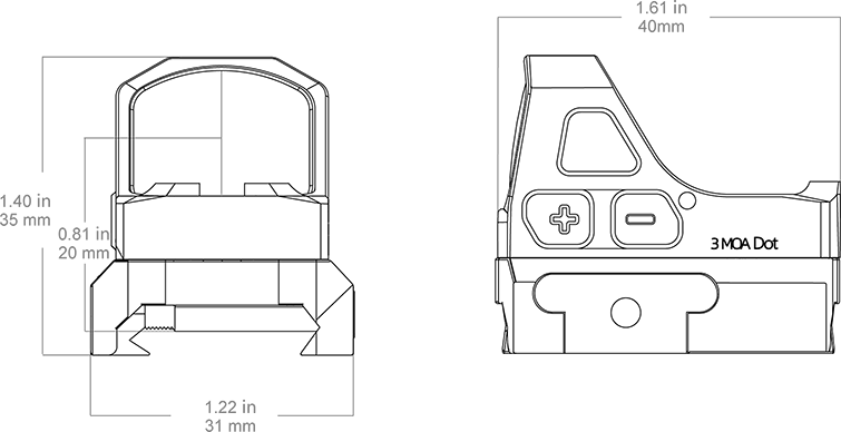 Vector Optics Frenzy-S FA 1x17x21 GenII rödpunktsikte – produktbild 12