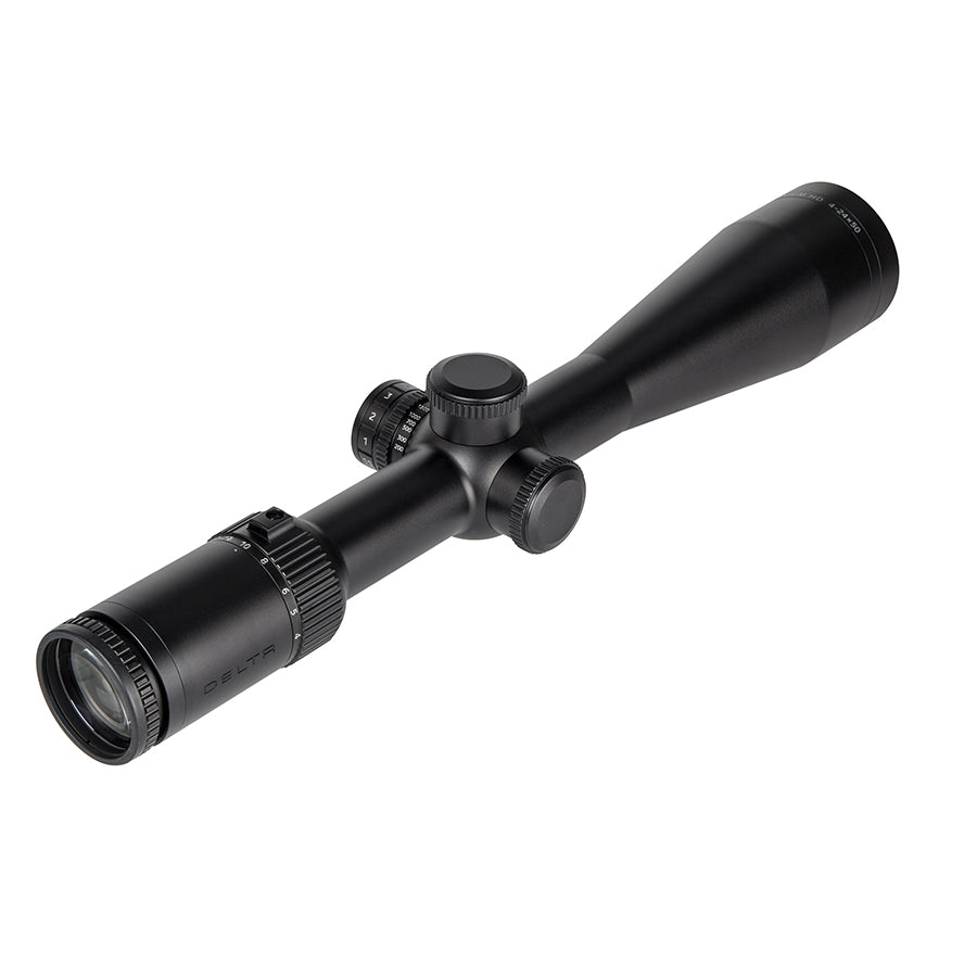 Delta Optical Titanium HD 4-24x50 SFP 4A-SB MIL med utbytbara rattar belyst