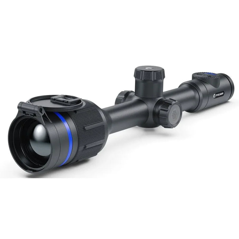 Pulsar Thermion 2 XP50 Pro värmesikte snett framifrån med 50 mm-objektivet