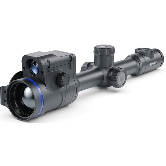 Pulsar Thermion 2 XP50 Pro LRF är ett värmesikte med 640×480‑sensor och integrerad laseravståndsmätare.