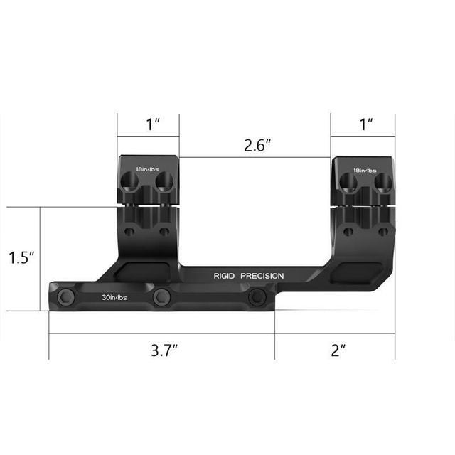 Cantileverfäste 34 mm från sidan